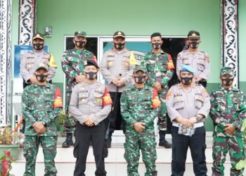 Kapolres Simalungun gelar operasi pendisiplinan penggunaan masker internal TNI-POLRI