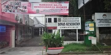 Kantor dinkes terlihat masih sepi