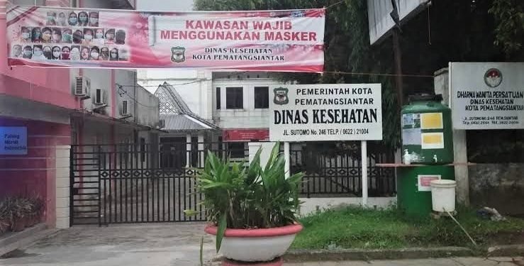 Kantor dinkes terlihat masih sepi
