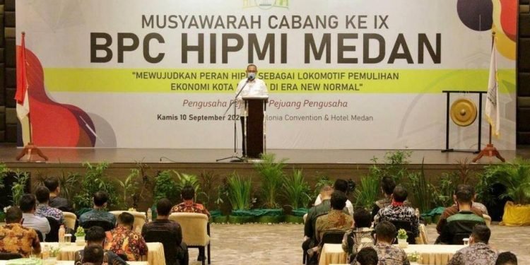 HIPMI Medan untuk menjadi pelopor bangkitnya perekonomian di tengah pandemi Covid 19