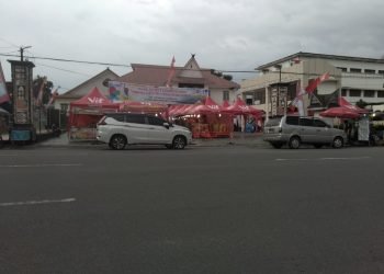 Gedung TIC atau Dinas Pariwisata dialihfungsikan sebagai tempat Bazar
