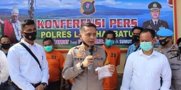 Polres Labuhanbatu telah berhasil meringkus 3 tersangka tindak pidana Narkotika