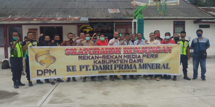 PT. Dairi Prima Mineral terima kunjungan sejumlah wartawan wilayah Dairi