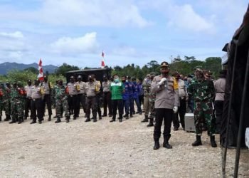 Polres Pakpak Bharat bagikan 5000 masker