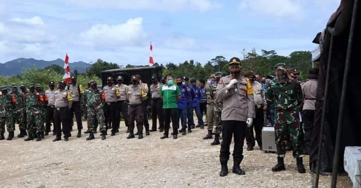 Polres Pakpak Bharat bagikan 5000 masker