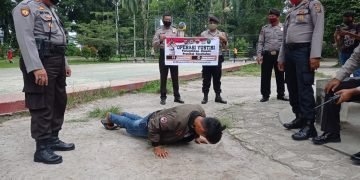 Operasi Gabungan “Yustisi” Himbau Warga Siantar Patuhi Prokes Covid-19