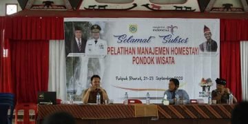 DISPAR Pakpak Bharat adakan Pelatihan Managemen Homestay