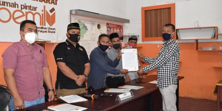 KPU Pakpak Bharat Tetapkan Calon Bupati Dan Wakil Bupati Tahun 2020