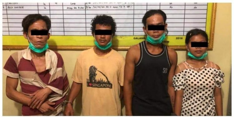 Polsek Galang tangkap 4 orang penyalahgunaan narkoba