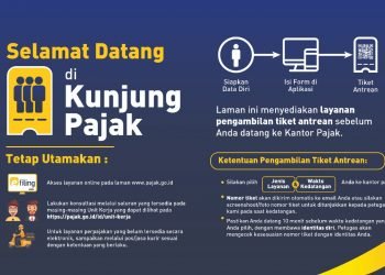 Aplikasi antrean online di kantor DJP  mulai 1 september 2020