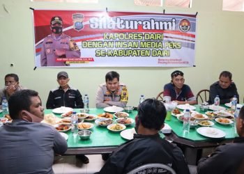 Silaturahmi Kapolres Dairi Bersama Insan Media Pers Se – Kabupaten Dairi