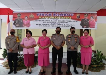 Polres Dairi Gelar Acara Pisah Sambut Kapolres