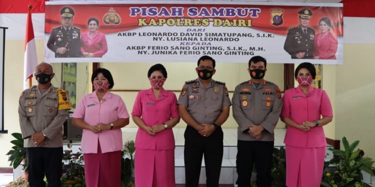 Polres Dairi Gelar Acara Pisah Sambut Kapolres