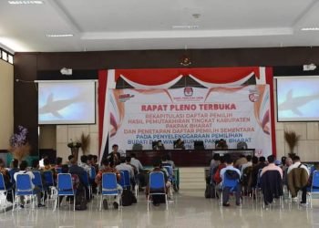 KPU Pakpak Bharat Tetapkan DPS 34.193 Pemilih