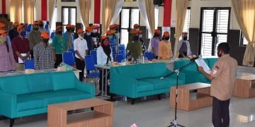 KPU Pakpak Bharat Melantik 40 Orang Relawan Demokrasi