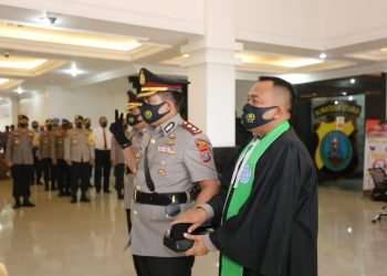 Kapoldasu Pimpin Sertijab Kapolres Dairi