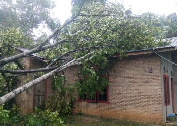 Puluhan Rumah Warga di Kecamatan Ujung Padang Kabupaten Simalungun Rusak Diterjang Puting Beliung