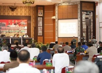 Kapolda Sumut pimpin rapat lintas sektoral Ops Lilin Toba 2020