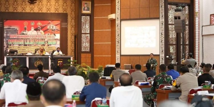 Kapolda Sumut pimpin rapat lintas sektoral Ops Lilin Toba 2020