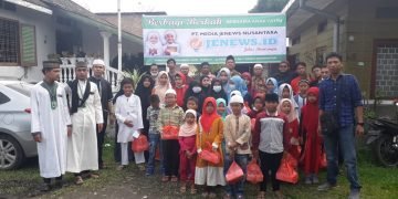 Media Online Jenews.id Berbagi Berkah Kepada Anak Yatim dan Kaum Dhuafa