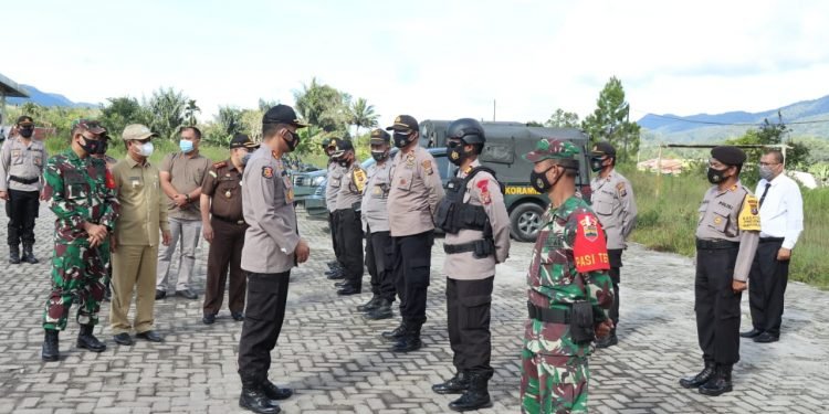 Polres Pakpak Bharat Gelar Operasi Apel Pasukan Dalam Rangka Pilkada 2020