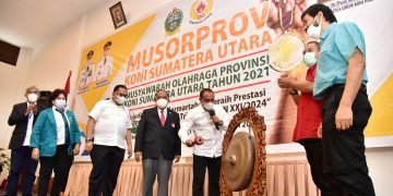 Buka Musorprov Sumut, Gubernur Sumut targetkan juara umum PON 2024