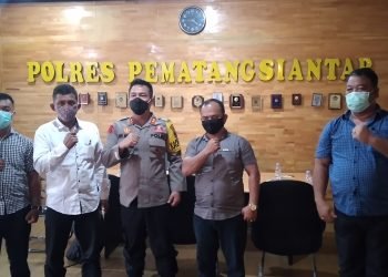 Ramah Tamah Media Online Jenews.Id Dengan Kapolres Pematangsiantar