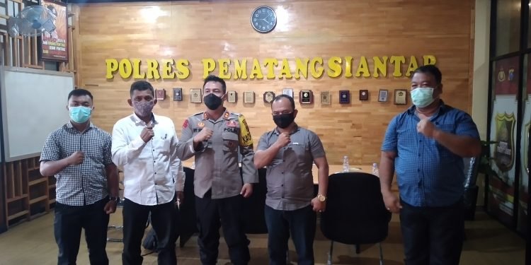 Ramah Tamah Media Online Jenews.Id Dengan Kapolres Pematangsiantar