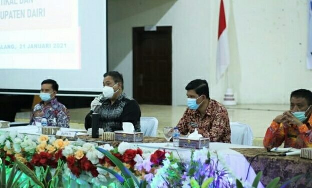 Bupati Dairi Tutup Raker Pengawasan Inspektorat