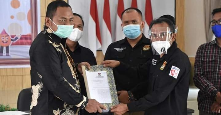 KPU Pakpak Bharat tetapkan Pemenang Pasangan Calon Bupati dan Wakil Bupati Pakpak Bharat Periode 2020-2024