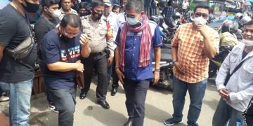 Hinca Panjaitan Kunjungi Pasar Horas Kota Pematangsiantar