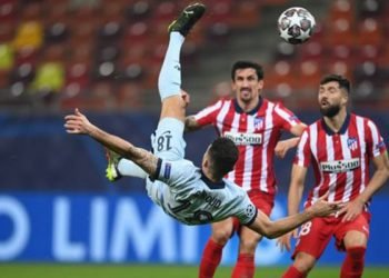 Tendangan Salto Giroud permalukan Atletico, Tuchel: Gol yang fantastis!