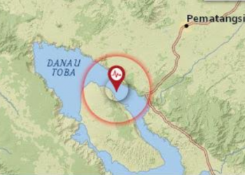 Hari ini, Terjadi Dua Kali Gempa di Danau Toba