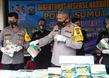 Kapolda Sumut Miskinkan Bandar Narkotika