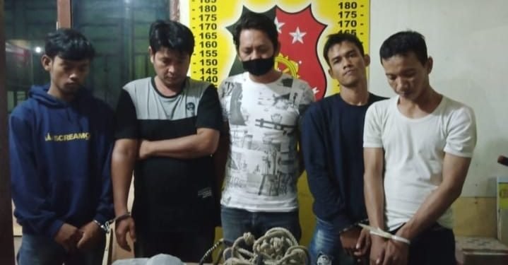 Polsek Perdagangan Tangkap Spesialis Pencuri Sarang Walet