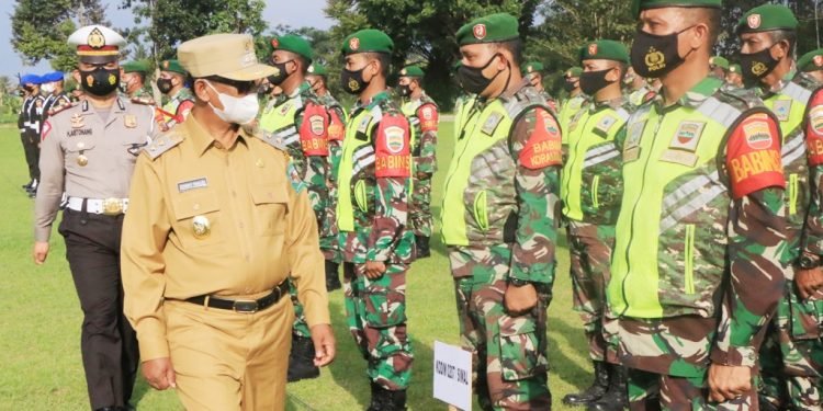 Wakil Bupati Simalungun Pimpim Apel Gelar Pasukan Ops. Ketupat Toba-2021 Polres Simalungun