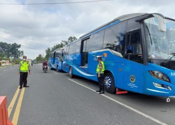 Kapolres Simalungun Pimpin KRYD di Pos Pam VI Simpang Sitahoan