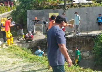 Kegiatan Haroan Bolon di Nagori Marjandi Kecamatan Panombeian Panei