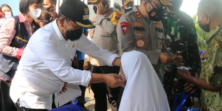 Kapolda Sumatera Utara Tinjau Gebyar Vaksinasi di Kabupaten Simalungun