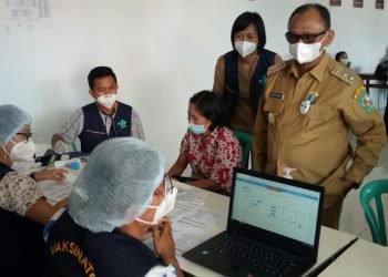 Wakil Bupati Simalungun Tinjau pelayanan Vaksin di Kecamatan Raya