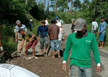 Masyarakat Nagori Silabah Jaya dan Sibuntuon melaksanakan Haroan Bolon