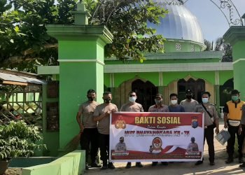 Sambut Hari Byangkari ke -75 , Polres Simalungun Gelar Bhakti Sosial di Masjid dan Gereja