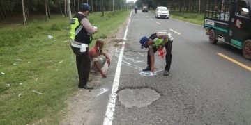 Jatuh Usai Tabrak Lubang, Pengendara Scoopy Tewas Terlindas Truck Tronton