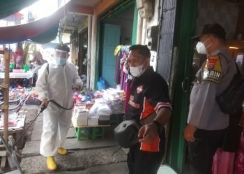 Polsek Medan Area Giat Ops Yustisi Covid-19 Terkait Pemberlakuan Pembatasan Kegiatan Masyarakat Berbasis Mikro