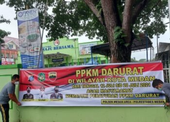 Polsekta Medan Area Siap Berkontribusi Sukseskan PPKM Darurat