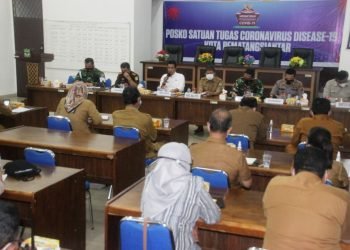 Walikota Siantar Pimpin Rapat Koordinasi Antisipasi Lonjakan Virus Covid 19 di Pematangsiantar
