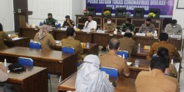 Walikota Siantar Pimpin Rapat Koordinasi Antisipasi Lonjakan Virus Covid 19 di Pematangsiantar