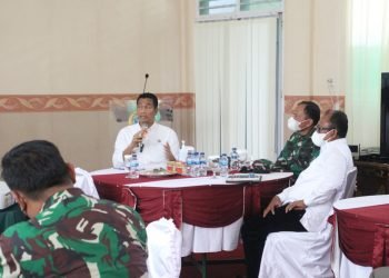 Walikota Pematangsiantar Ikuti Rapat Pencegahan Penularan COVID-19 di Wilayah Korem 022