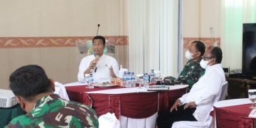 Walikota Pematangsiantar Ikuti Rapat Pencegahan Penularan COVID-19 di Wilayah Korem 022