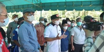 Diduga Tanggul PTPN IV dan PT Socfindo Tidak Diperhatikan, Banjir Meluap Ke Sawah Warga